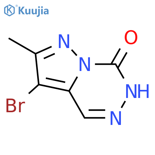 3-Bromo-2-methylpyrazolo1,5-d1,2,4triazin-7(6H)-one structure
