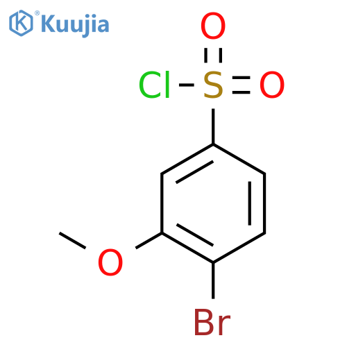 4-Bromo-3-methoxybenzenesulfonyl Chloride structure