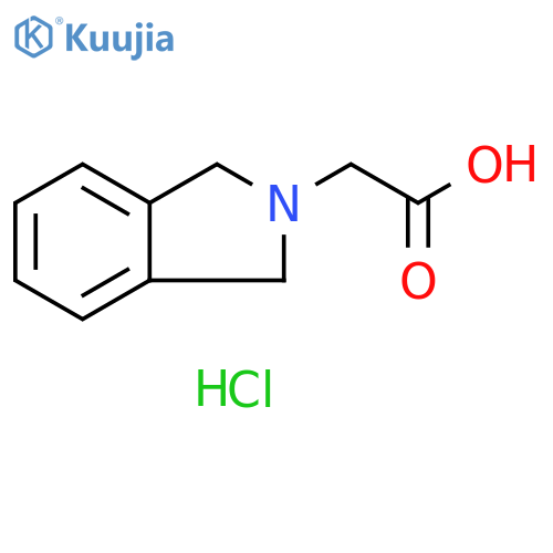 1,3-dihydro-2H-isoindol-2-ylacetic acid hydrochloride structure