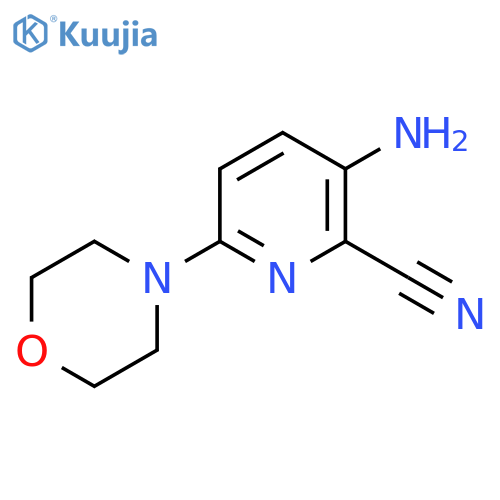 3-Amino-6-morpholin-4-ylpyridine-2-carbonitrile structure