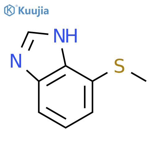 1H-Benzimidazole,7-(methylthio)- structure