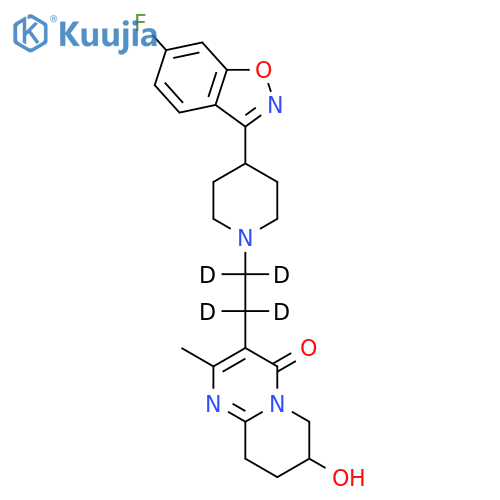 7-Hydroxy Risperidone-d4 structure