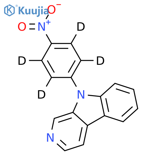 9-(4’-Nitrophenyl)-9H-pyrido3,4-bindole-d4 structure