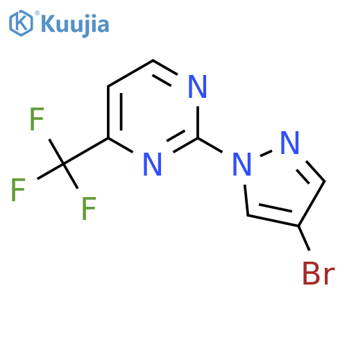 2-(4-Bromo-1H-pyrazol-1-yl)-4-(trifluoromethyl)pyrimidine structure