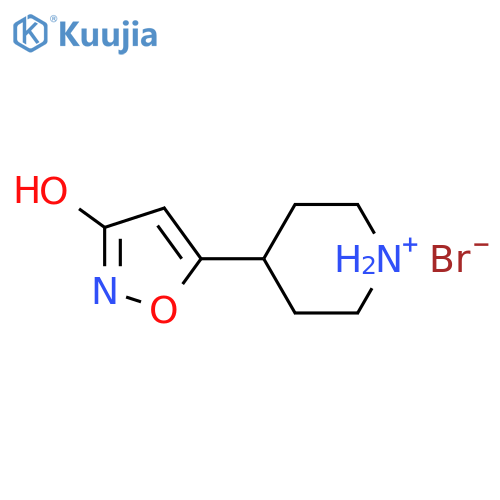 5-(piperidin-4-yl)-1,2-oxazol-3-ol hydrobromide structure