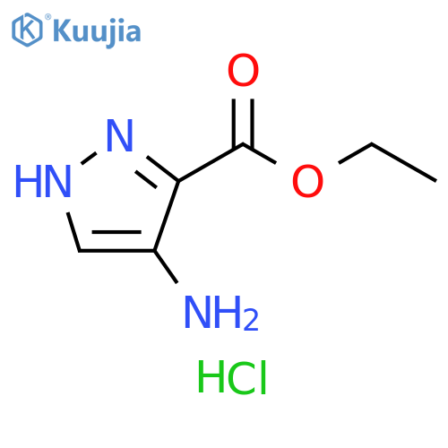 ethyl 4-amino-1H-pyrazole-5-carboxylate hydrochloride structure