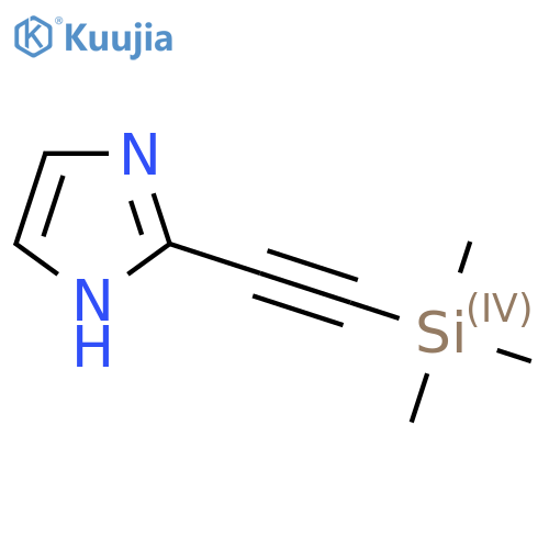 (2-Imidazinylethynyl)trimethylsilane structure