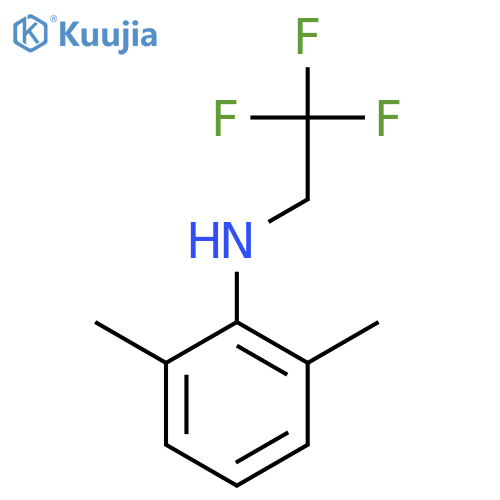 2,6-dimethyl-N-(2,2,2-trifluoroethyl)aniline structure