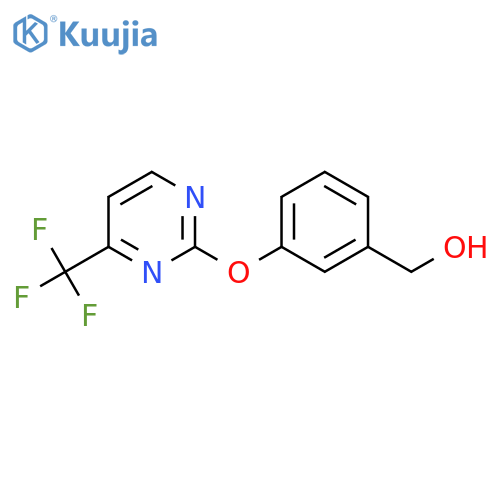 (3{[4-(Trifluoromethyl)pyrimidin-2-yl]oxy}phenyl)methanol structure