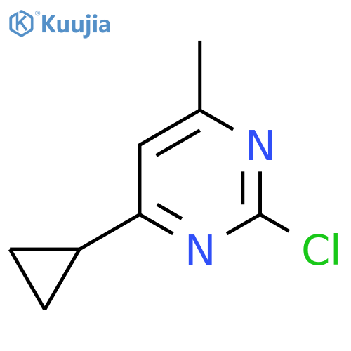 2-Chloro-4-methyl-6-cyclopropylpyrimidine structure
