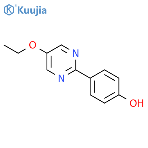 Phenol,4-(5-ethoxy-2-pyrimidinyl)- structure