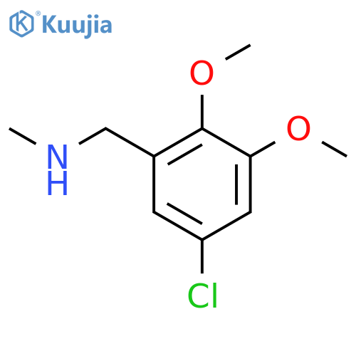 (5-chloro-2,3-dimethoxyphenyl)methyl(methyl)amine structure