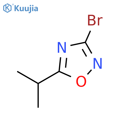 3-Bromo-5-isopropyl-1,2,4-oxadiazole structure