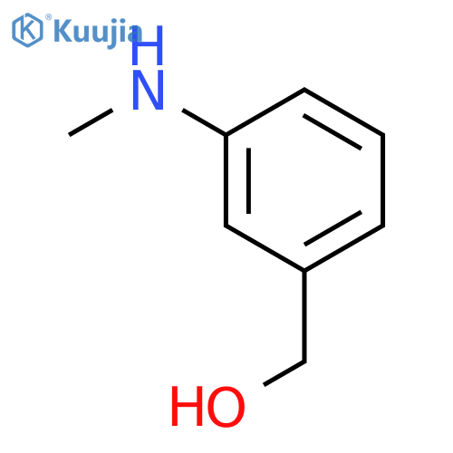 3-(Methylamino)phenylmethanol structure