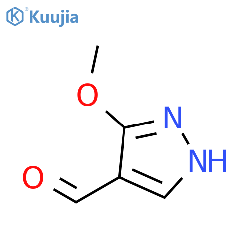 3-Methoxy-1H-pyrazole-4-carbaldehyde structure