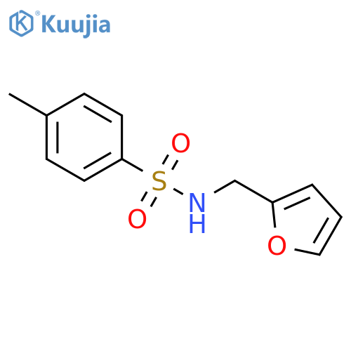Benzenesulfonamide, N-(2-furanylmethyl)-4-methyl- structure