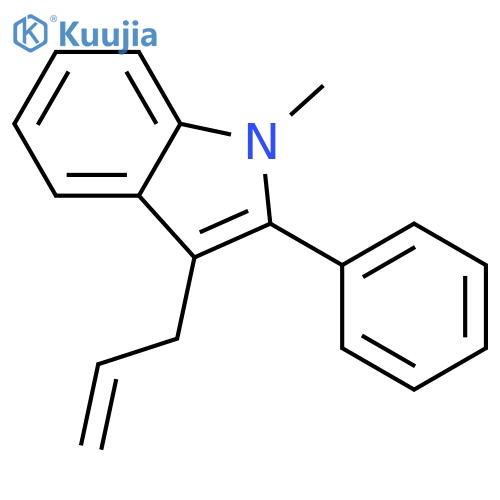 1H-Indole,1-methyl-2-phenyl-3-(2-propen-1-yl)- structure
