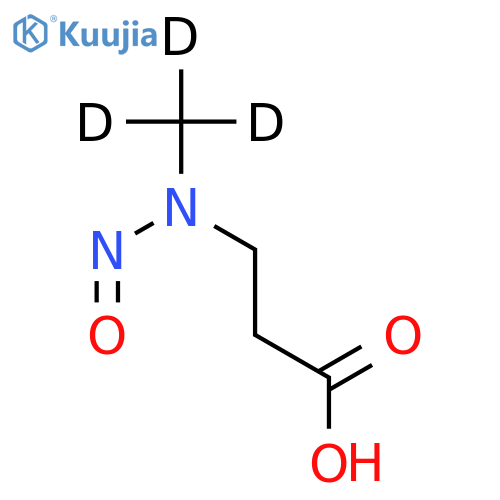 N-Nitroso-N-methyl-3-aminopropionic Acid-d3 structure