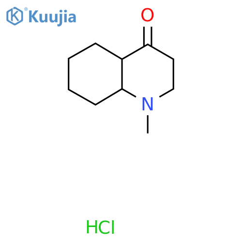 1-Methyl-decahydroquinolin-4-one hydrochloride structure