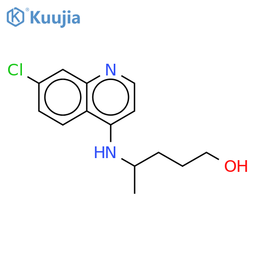 4-(7-Chloro-4-quinolinyl)amino-1-pentanol-d4 structure