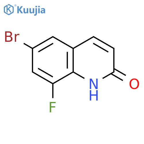 6-Bromo-8-fluoroquinolin-2(1H)-one structure