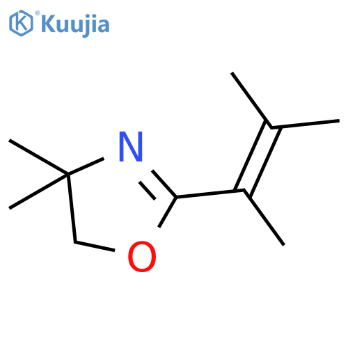 OXAZOLE, 2-(1,2-DIMETHYL-1-PROPENYL)-4,5-DIHYDRO-4,4-DIMETHYL- structure