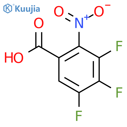 3,4,5-Trifluoro-2-nitrobenzoic acid structure
