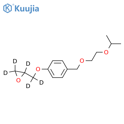 4-2-(1-Methylethoxy)ethoxymethylphenoxymethyloxirane-d5 structure