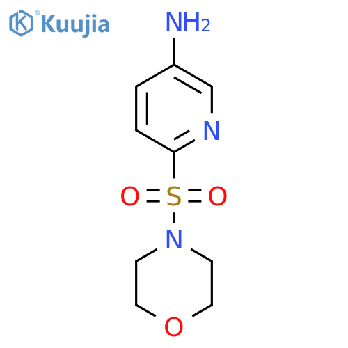 6-(morpholine-4-sulfonyl)pyridin-3-amine structure