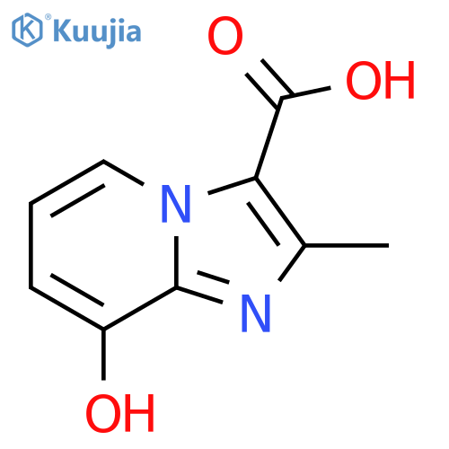 8-Hydroxy-2-methyl-Imidazo[1,2-a]pyridine-3-carboxylic acid structure
