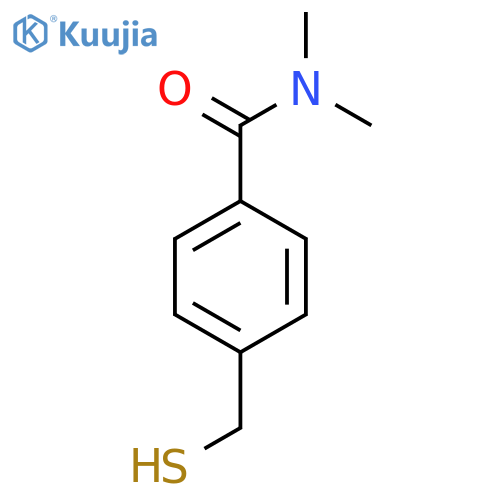 N,N-dimethyl-4-(sulfanylmethyl)benzamide structure