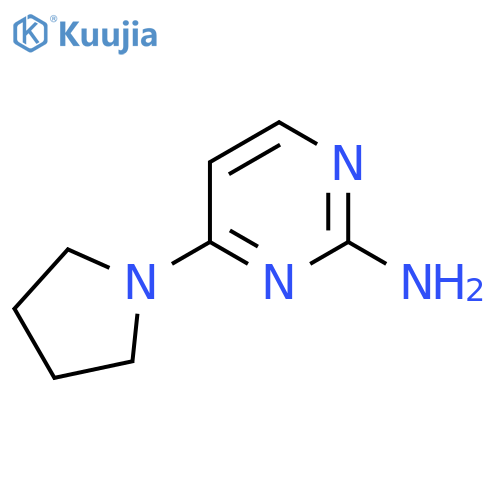 4-(Pyrrolidin-1-yl)pyrimidin-2-amine structure