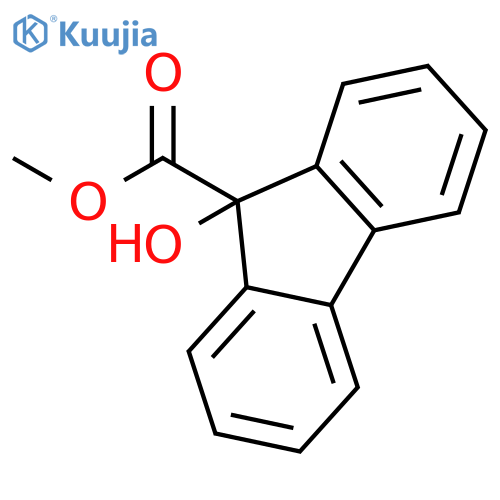 Methyl 9-hydroxy-9H-fluorene-9-carboxylate structure