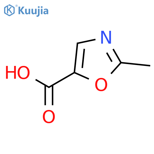 2-methyl-1,3-oxazole-5-carboxylic acid structure