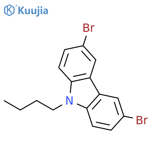 3,6-Dibromo-9-butyl-9H-carbazole structure