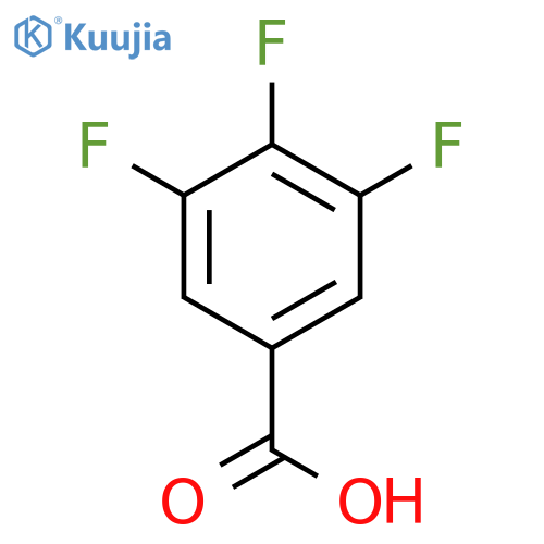 3,4,5-Trifluorobenzoic acid structure