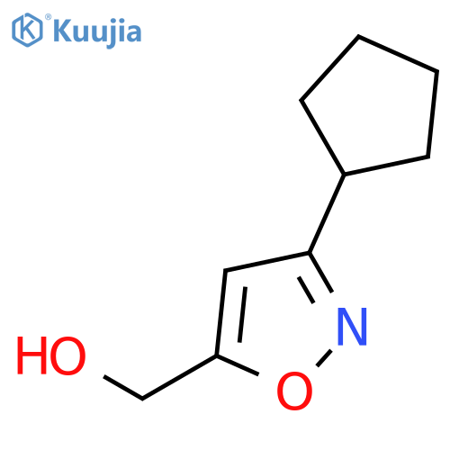 5-Isoxazolemethanol,3-cyclopentyl- structure