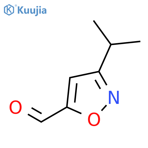 3-Isopropylisoxazole-5-carbaldehyde structure