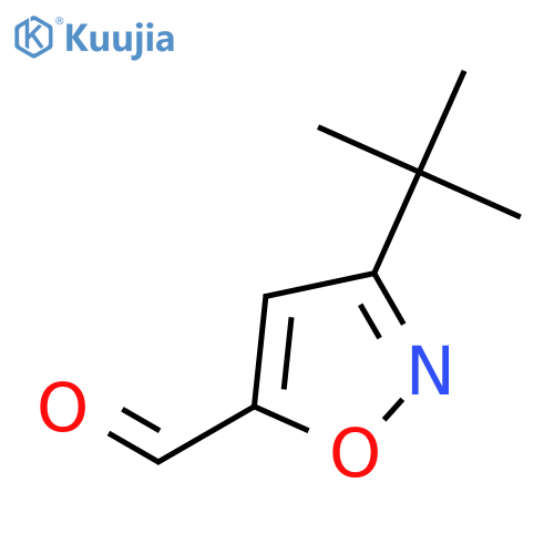 3-tert-butyl-1,2-oxazole-5-carbaldehyde structure