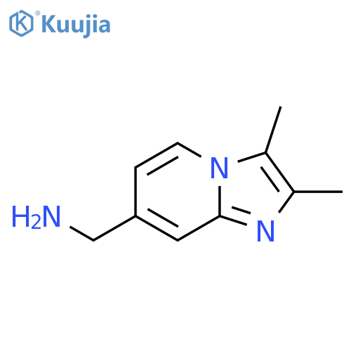 {2,3-Dimethylimidazo1,2-apyridin-7-yl}methanamine structure