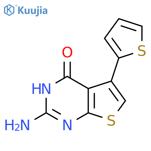 2-Amino-5-(2-thienyl)thieno2,3-dpyrimidin-4(3H)-one structure