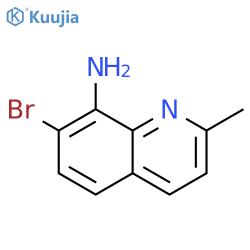 7-Bromo-2-methylquinolin-8-amine structure