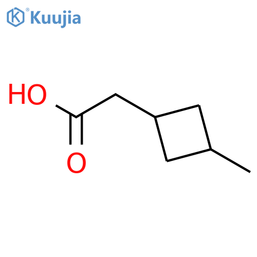 2-(3-methylcyclobutyl)acetic acid structure