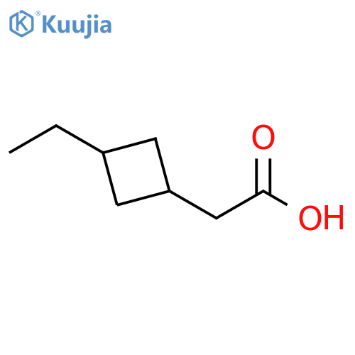 2-(3-ethylcyclobutyl)acetic acid structure