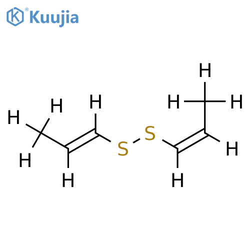 (E, Z)-form-Di-1-propenyl disulfide structure