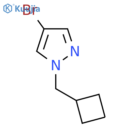 4-Bromo-1-(cyclobutylmethyl)-1H-pyrazole structure