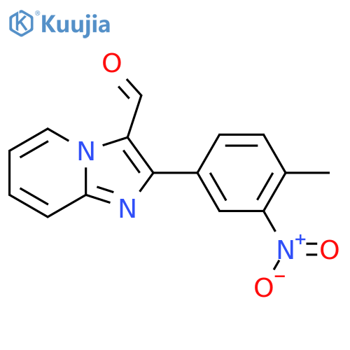 2-(4-Methyl-3-nitrophenyl)imidazo[1,2-a]pyridine-3-carbaldehyde structure