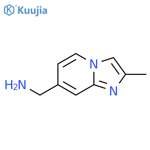 {2-methylimidazo1,2-apyridin-7-yl}methanamine structure
