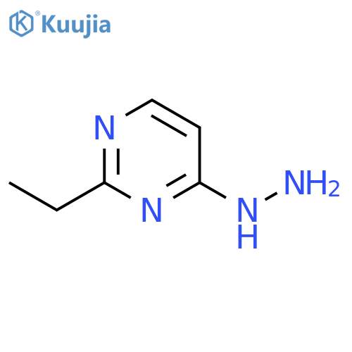 2-ETHYL-4-HYDRAZINYLPYRIMIDINE structure