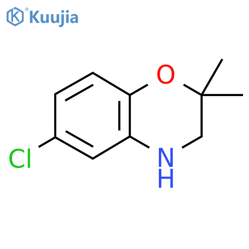 6-Chloro-2,2-dimethyl-3,4-dihydro-2H-benzo[b][1,4]oxazine structure